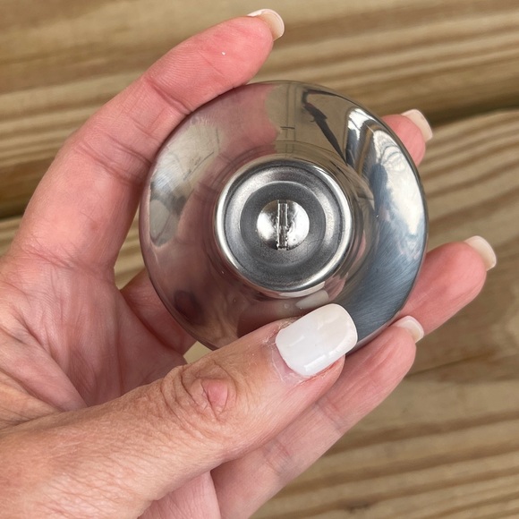 For @bruubru only!!! Le Creuset Stainless Knobs Silver 3 Large and 1 Medium - Picture 3 of 4